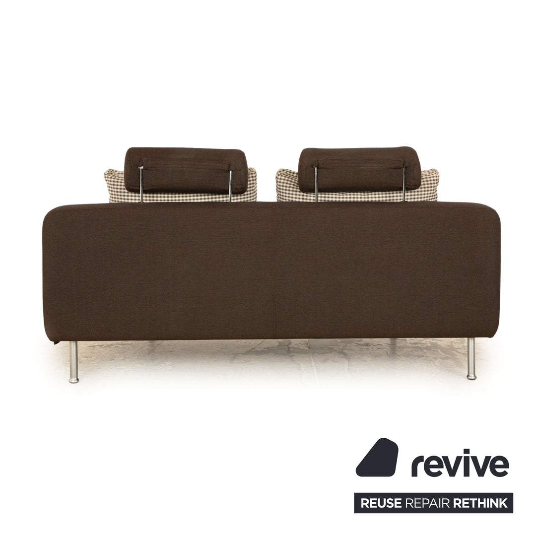 Canapé 2 places en tissu ligne roset gris