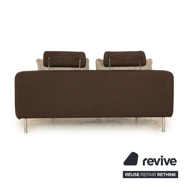 Canapé 2 places en tissu ligne roset gris