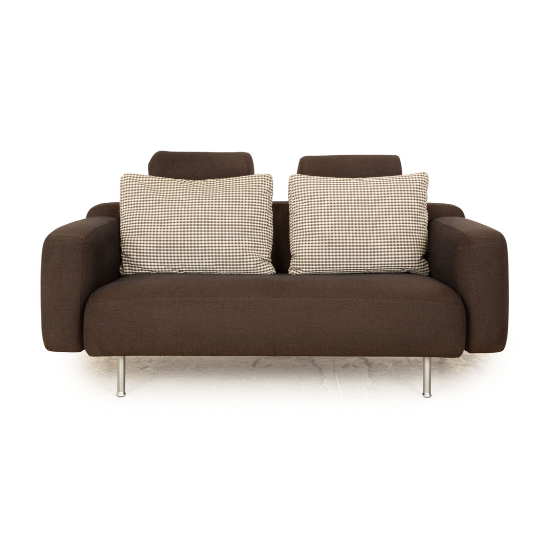 Canapé 2 places en tissu ligne roset gris