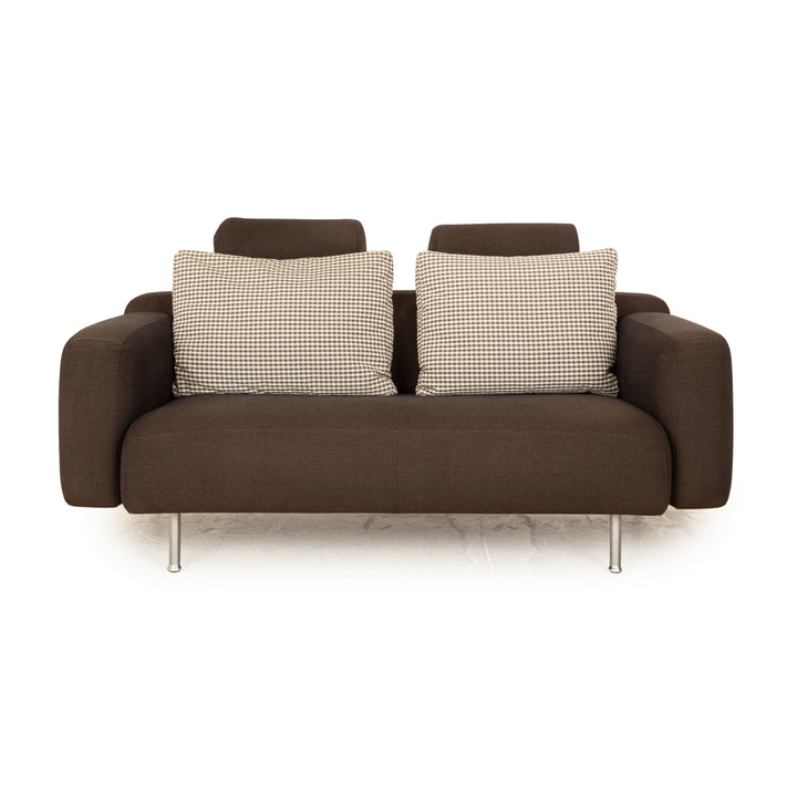 Canapé 2 places en tissu ligne roset gris