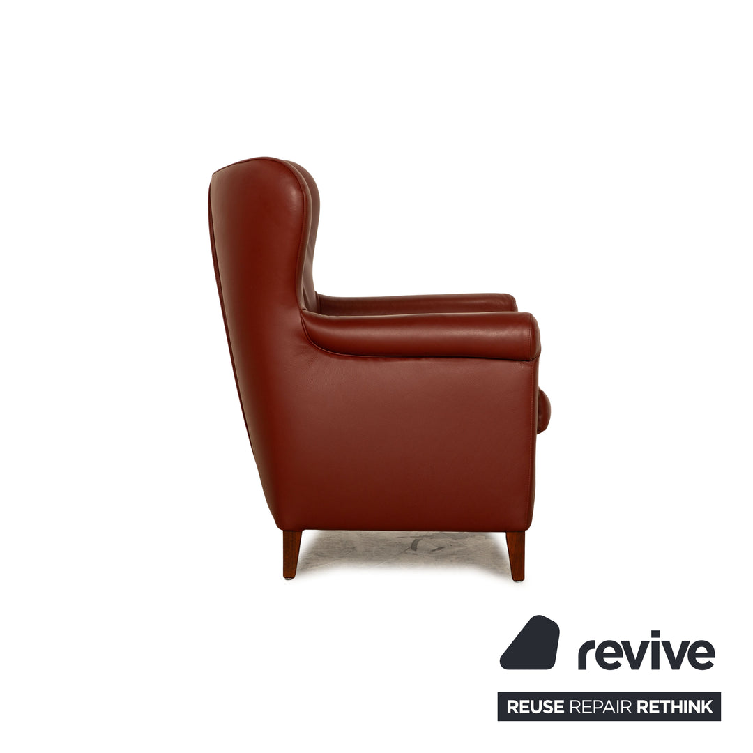 Machalke Amadeo Leder Sessel Rot
