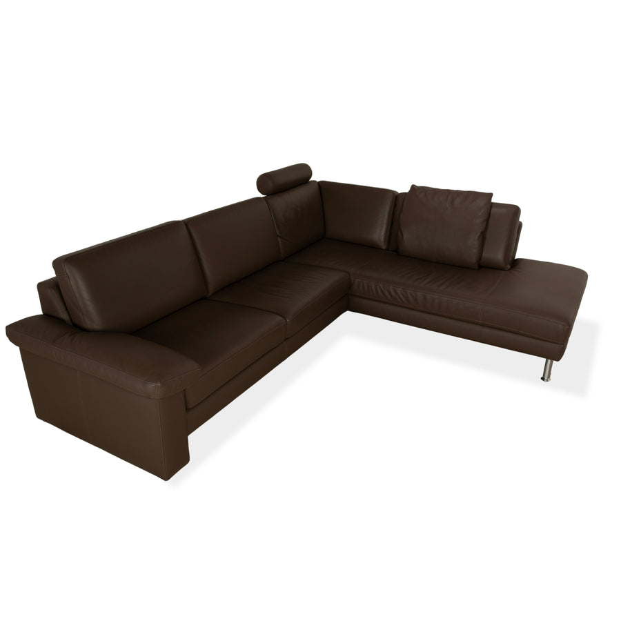 Machalke System Plus Leder Ecksofa Braun Sofa Couch