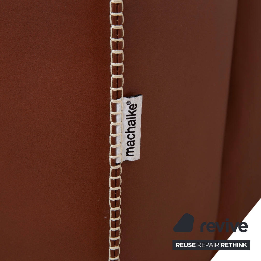 Machalke Valentino Leder Ecksofa Braun Cognac Sofa Couch