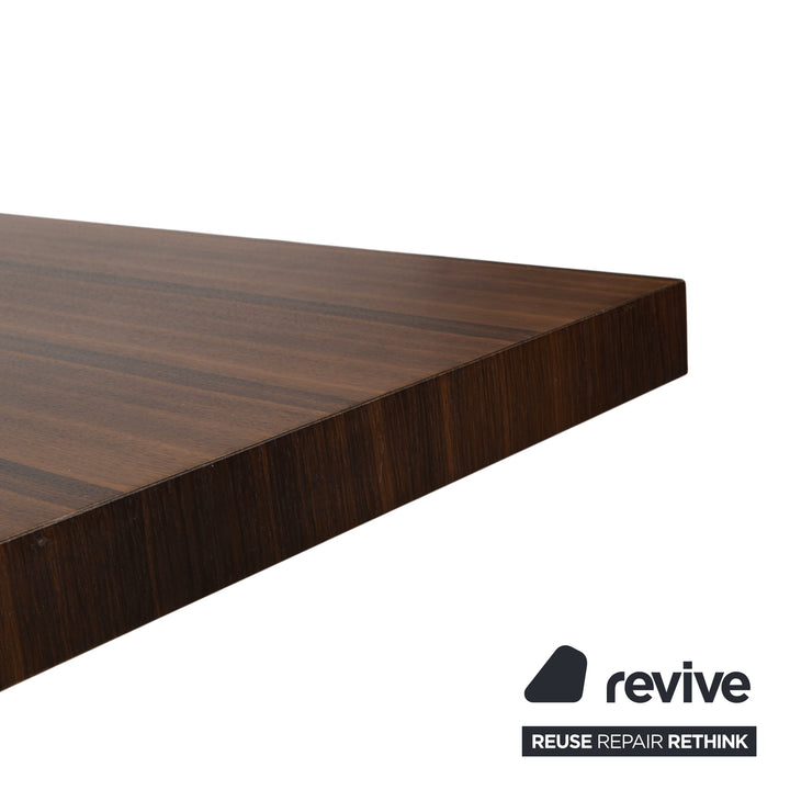 Maxalto Max Holz Esstisch Braun Chrom Esszimmer 240 x 110 cm