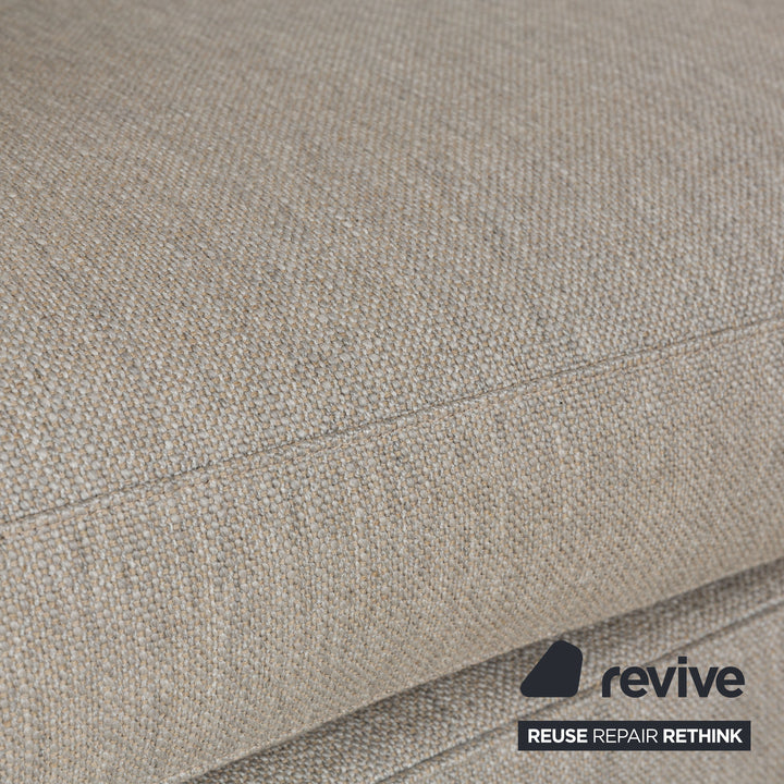 Canapé 3 places en tissu Minotti Powell gris