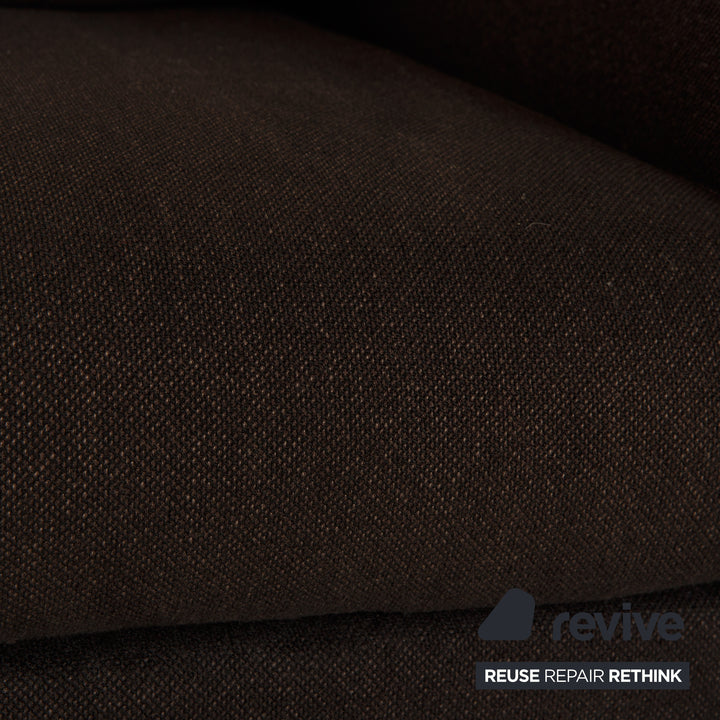 Ensemble fauteuil Minotti en tissu gris marron
