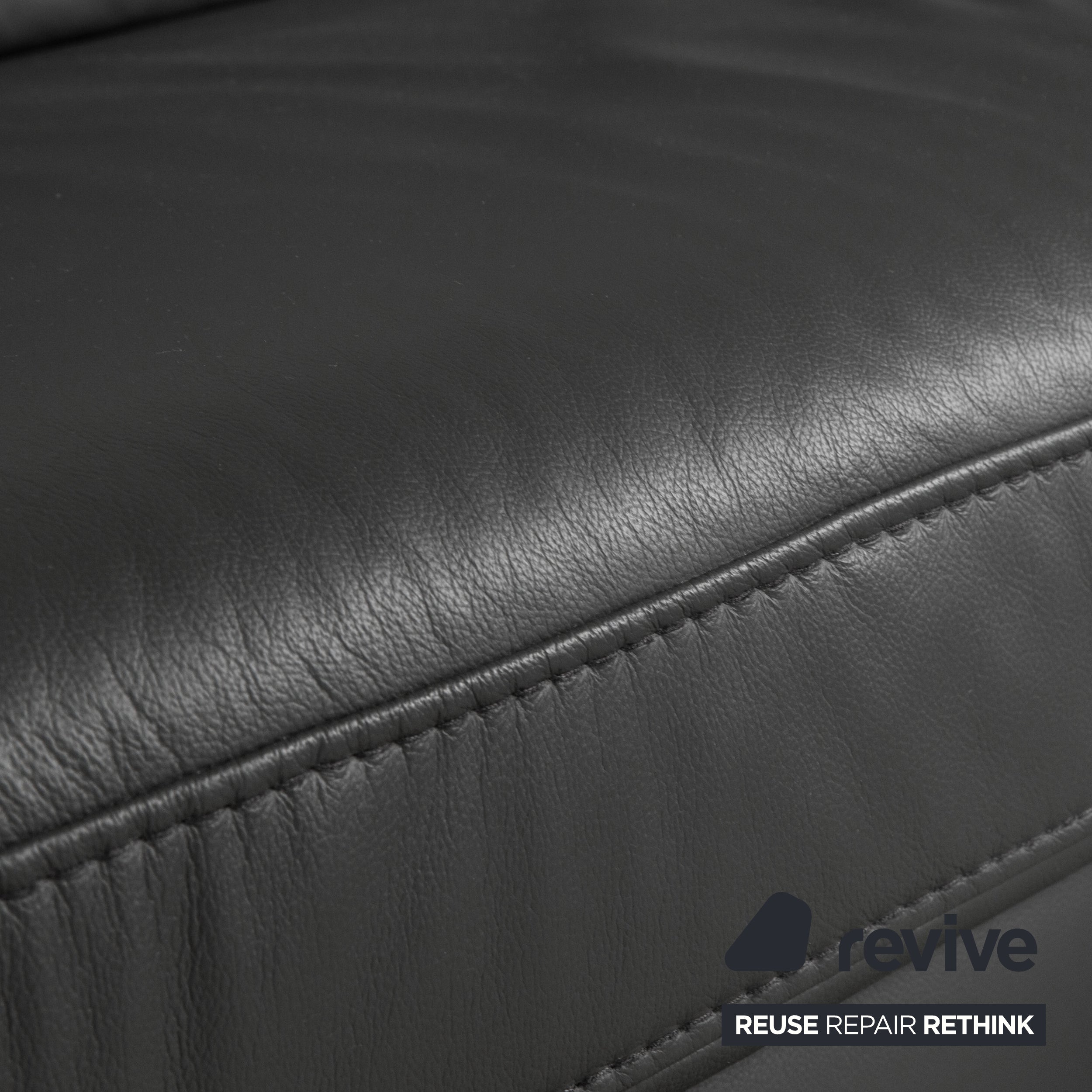 Mondo Maestra Leder Ecksofa Grau Schiefer Anthrazit elektrische Funktion Sofa Couch