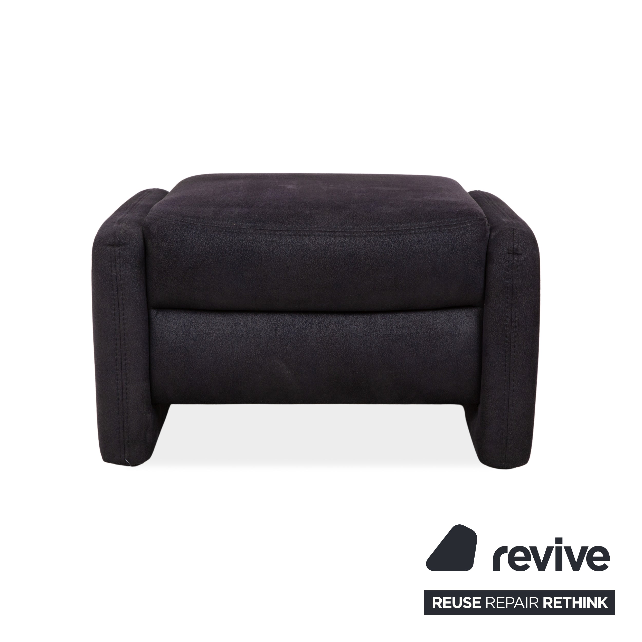 Mondo Recita Stoff Hocker Dunkelbla