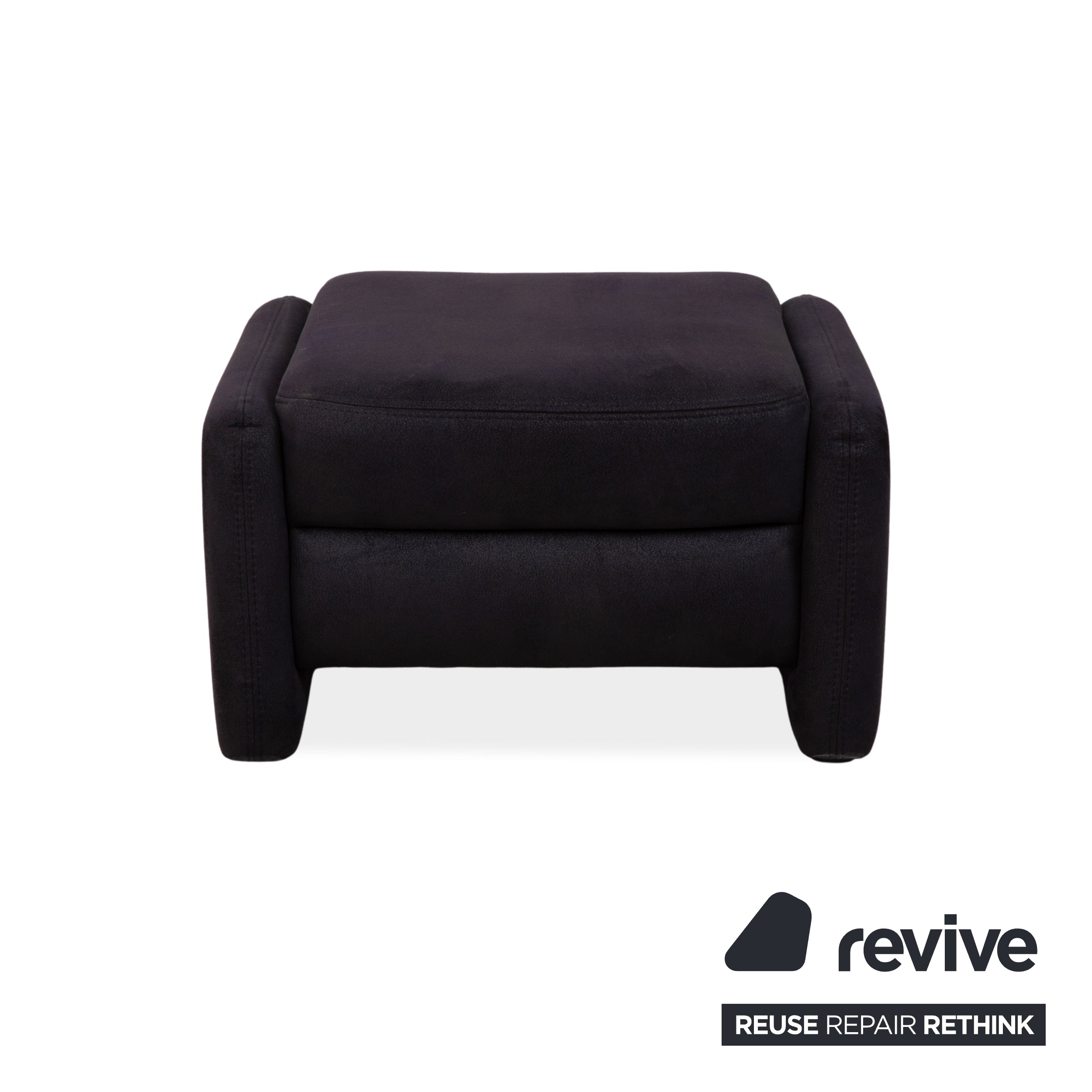 Mondo Recita Stoff Hocker Dunkelbla