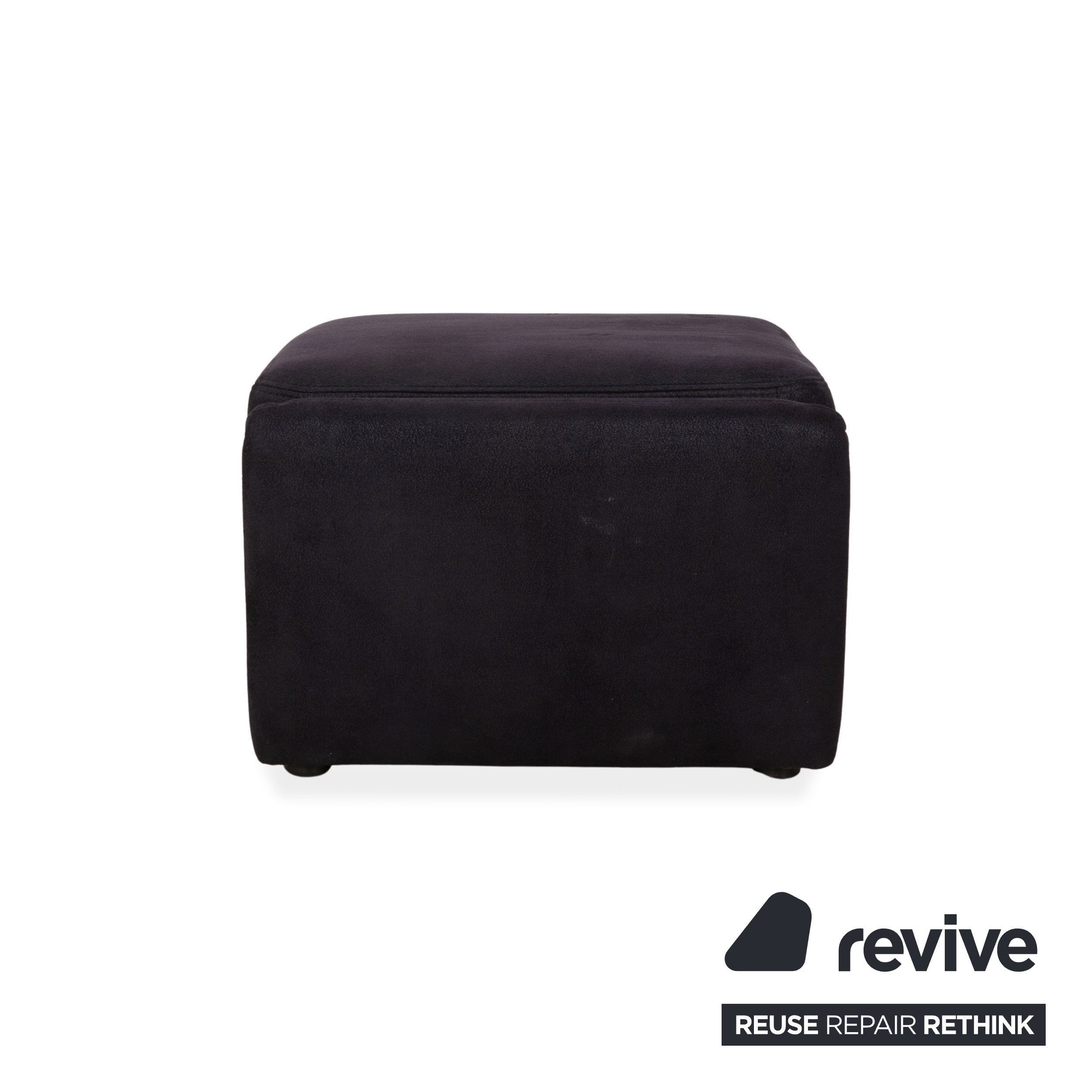 Mondo Recita Stoff Hocker Dunkelbla