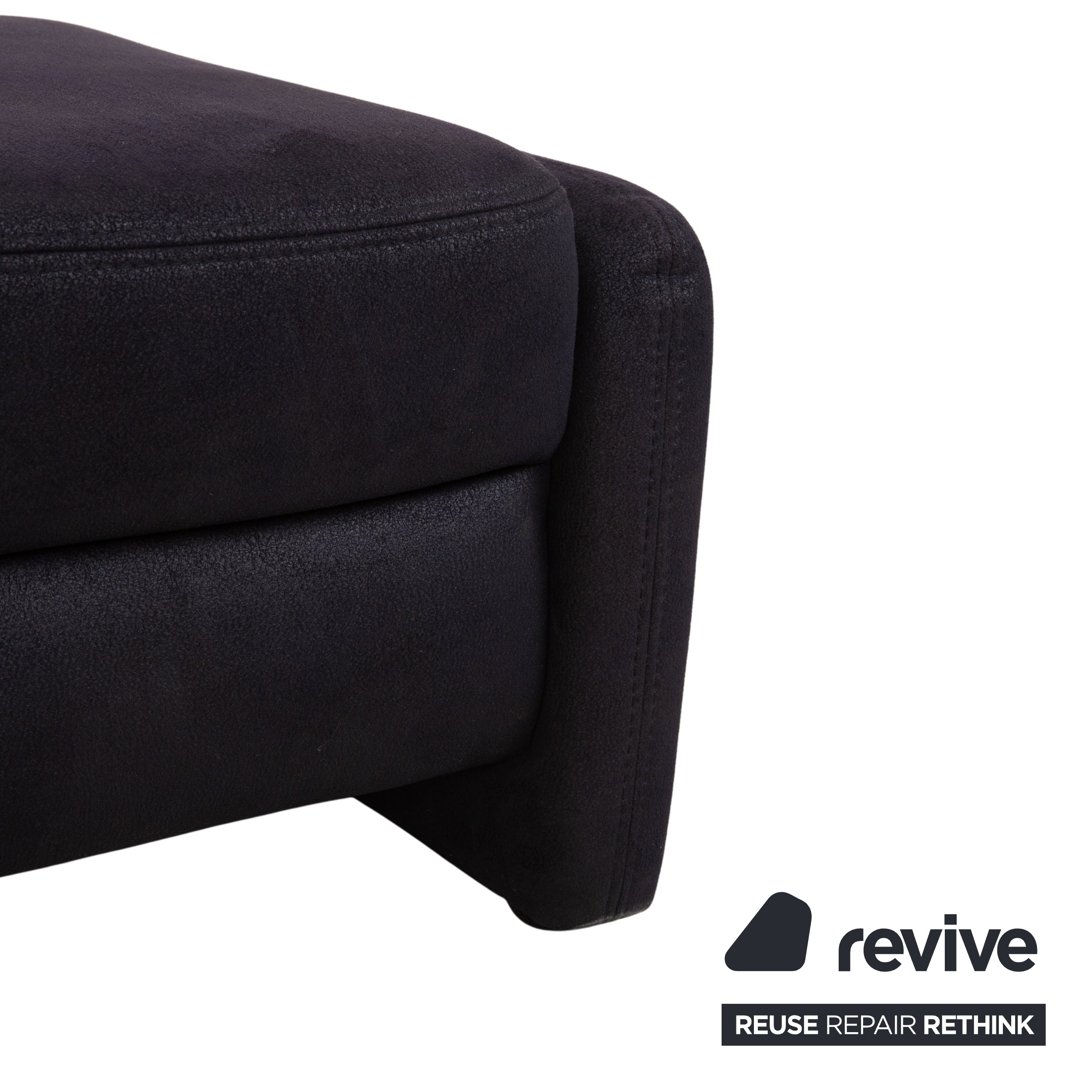 Mondo Recita Stoff Hocker Dunkelbla