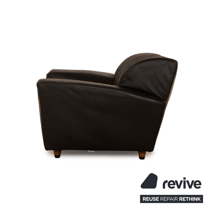 Montis Leder Sessel Schwarz Loveseat
