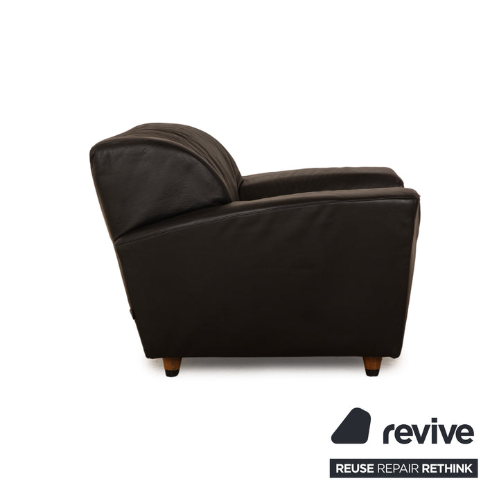Montis Leder Sessel Schwarz Loveseat
