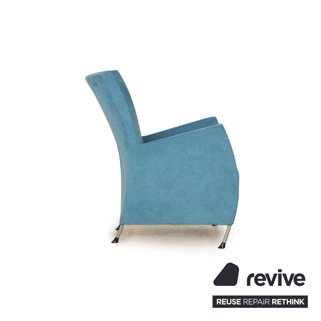 Montis Windy Stoff Sessel Blau