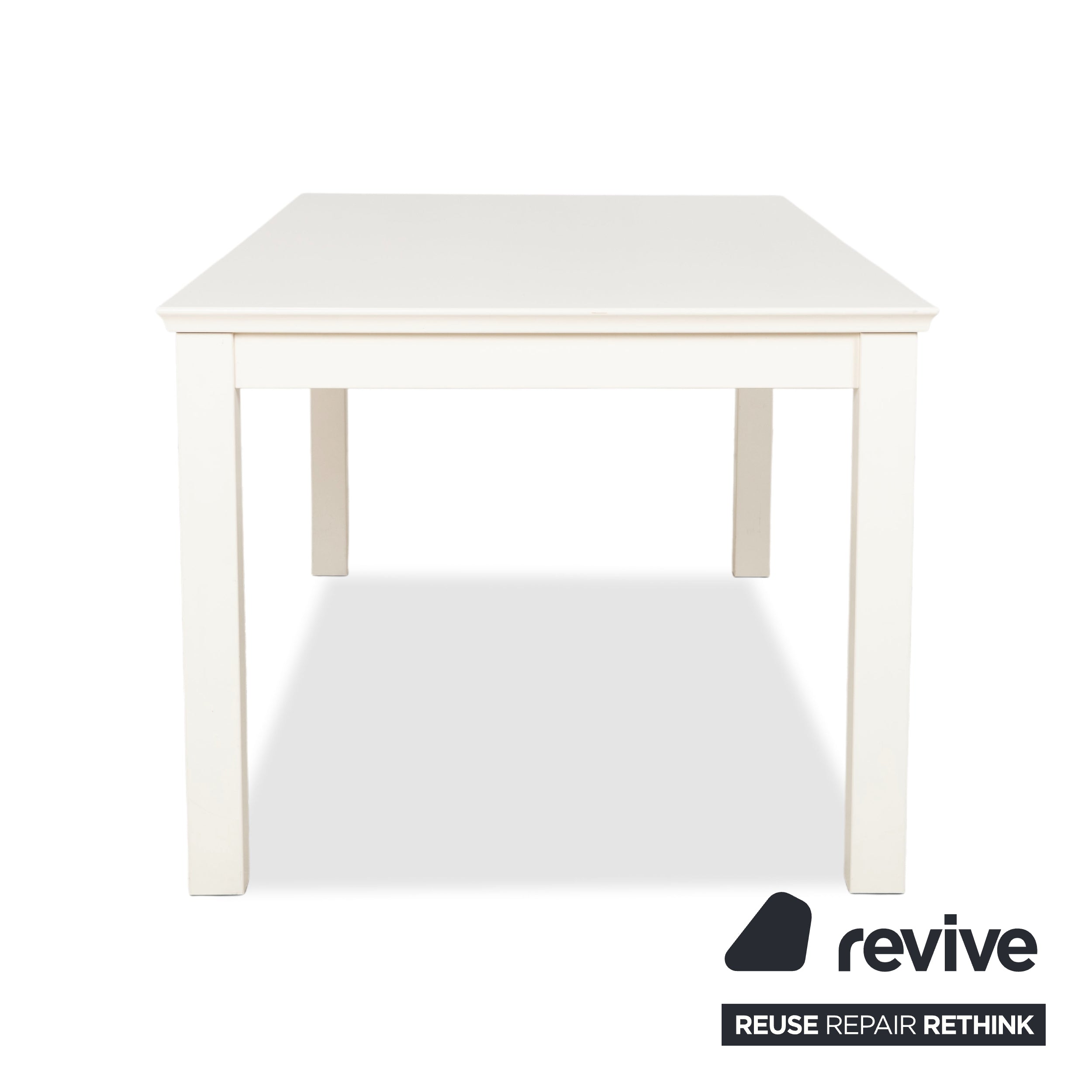 Table à manger Musterring en bois crème beige