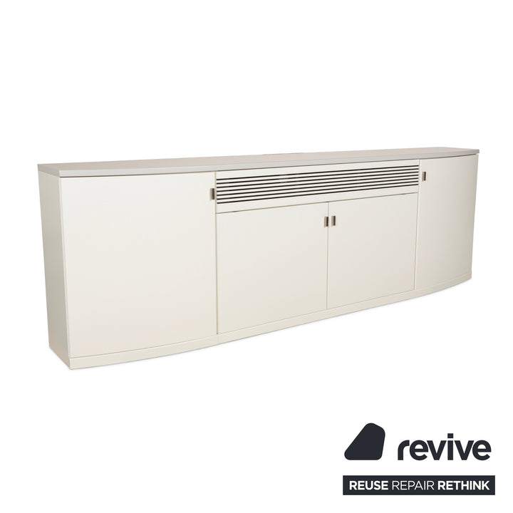 Bague d'échantillon Buffet en bois Kira blanc gris