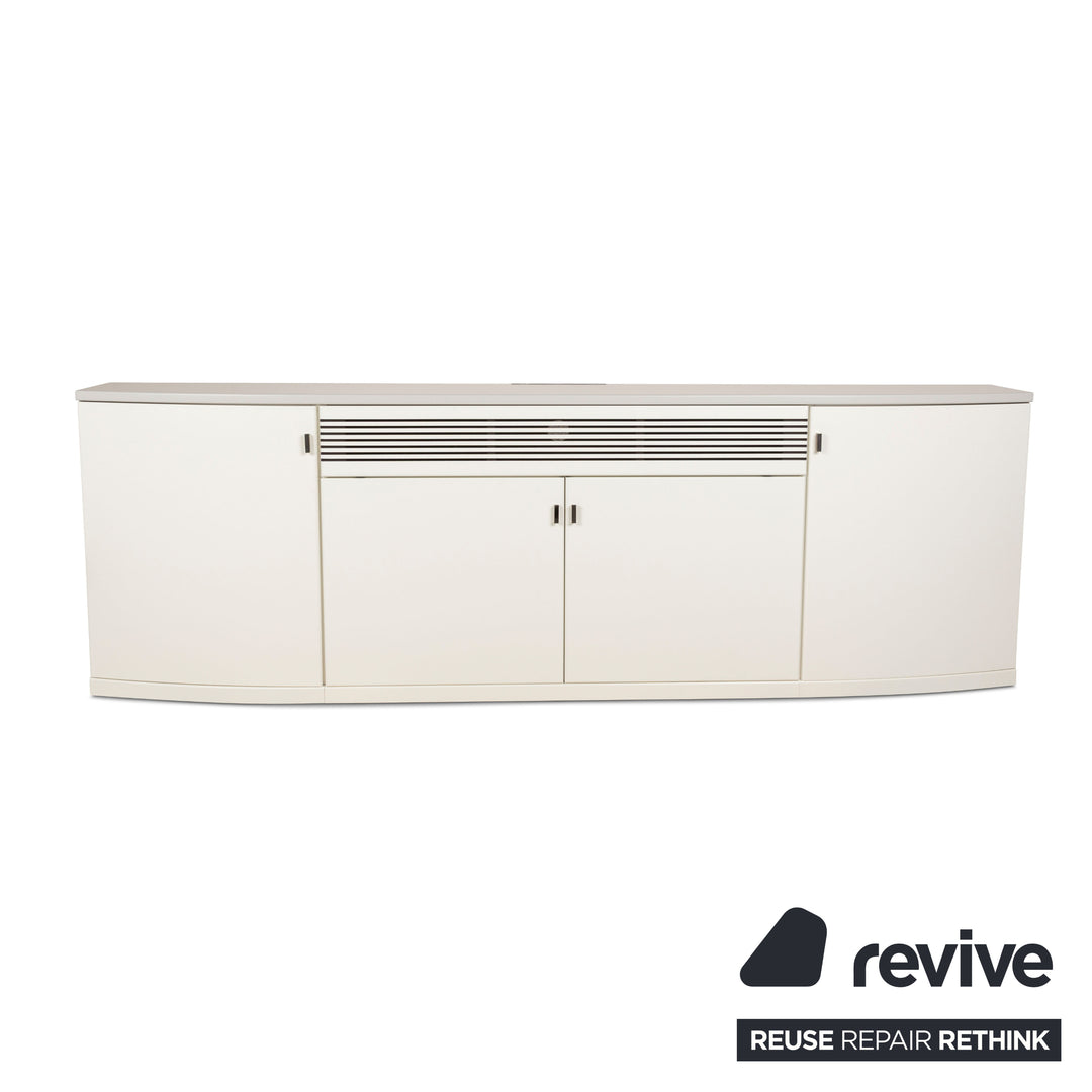 Bague d'échantillon Buffet en bois Kira blanc gris