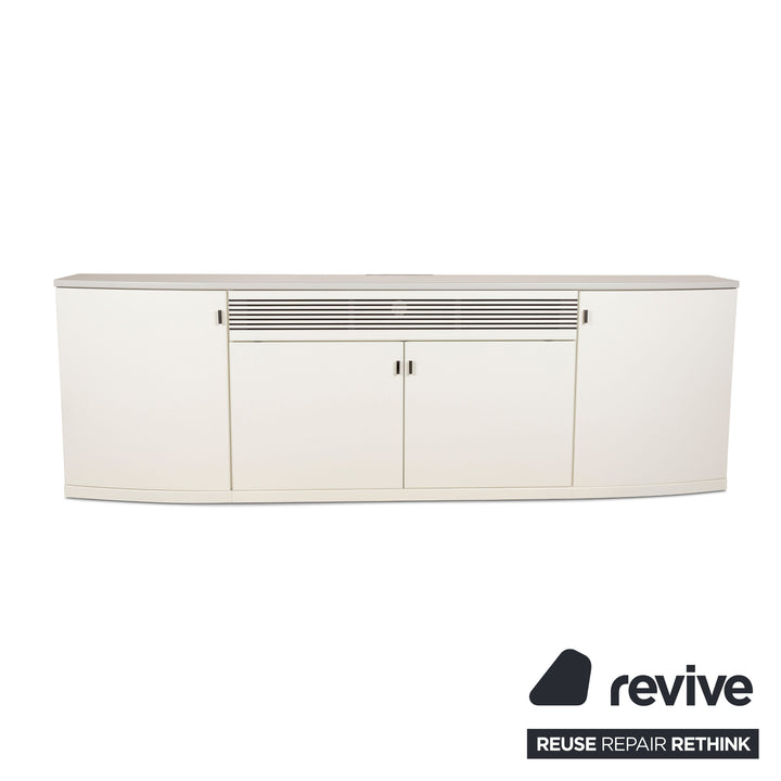Bague d'échantillon Buffet en bois Kira blanc gris