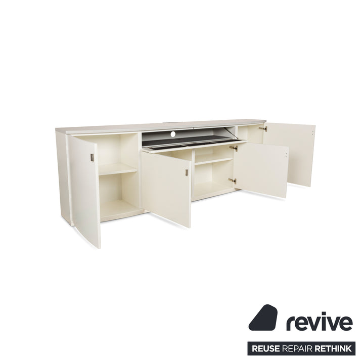 Bague d'échantillon Buffet en bois Kira blanc gris
