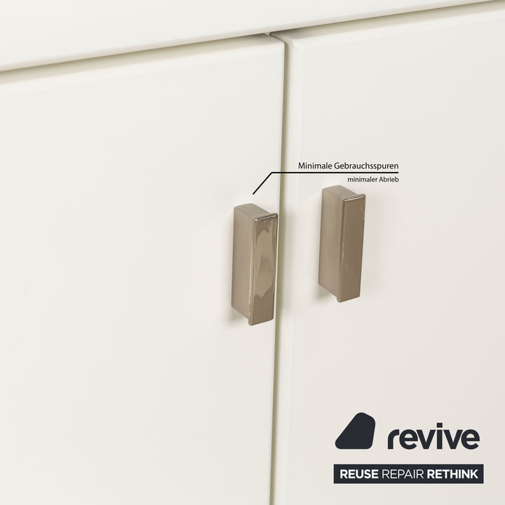 Bague d'échantillon Buffet en bois Kira blanc gris
