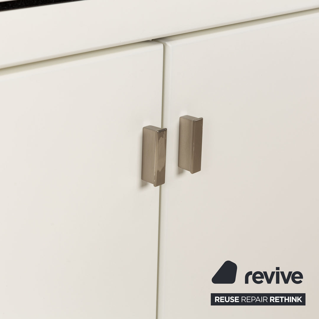Bague d'échantillon Buffet en bois Kira blanc gris