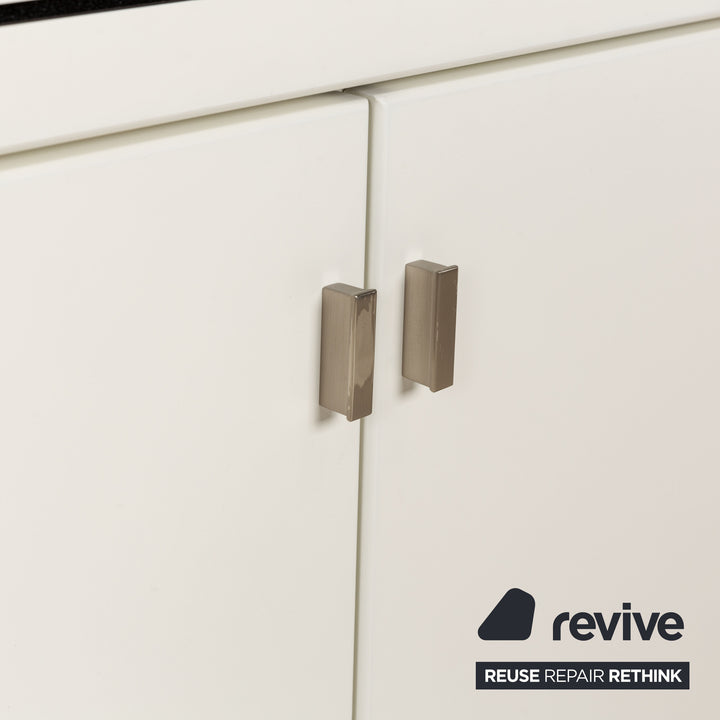 Bague d'échantillon Buffet en bois Kira blanc gris