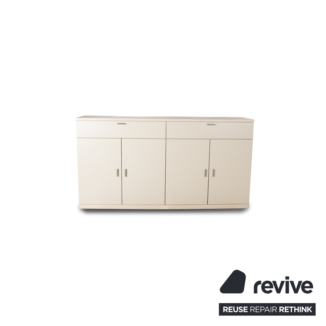 Musterring Kreta Holz Sideboard Creme Weiß
