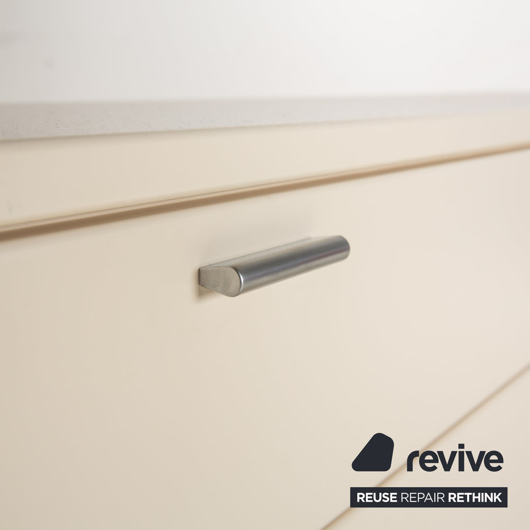 Musterring Kreta Holz Sideboard Creme Weiß