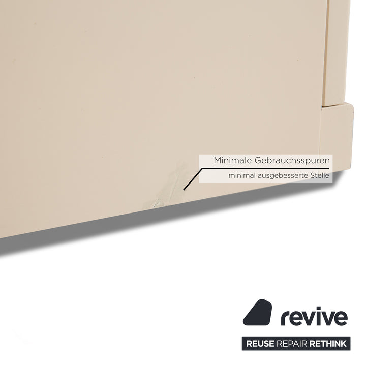 Musterring Kreta Holz Sideboard Creme Weiß