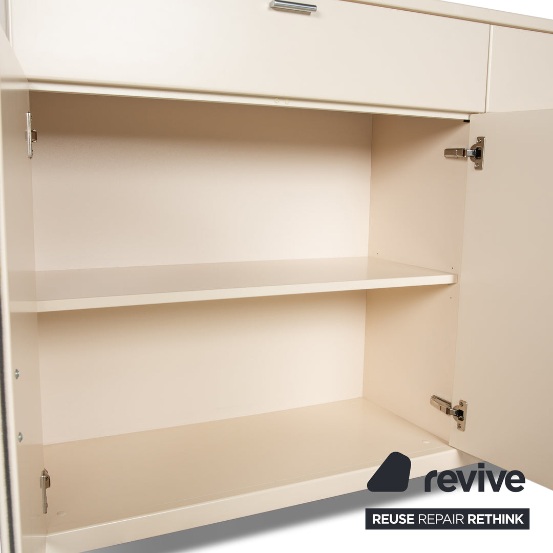 Musterring Kreta Holz Sideboard Creme Weiß
