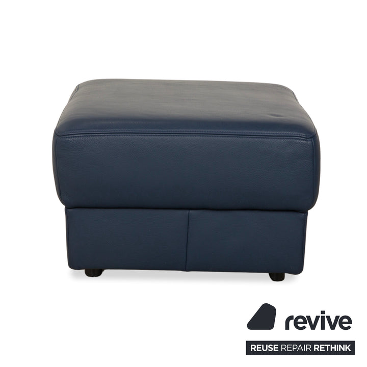 Musterring Leather Stool Blue