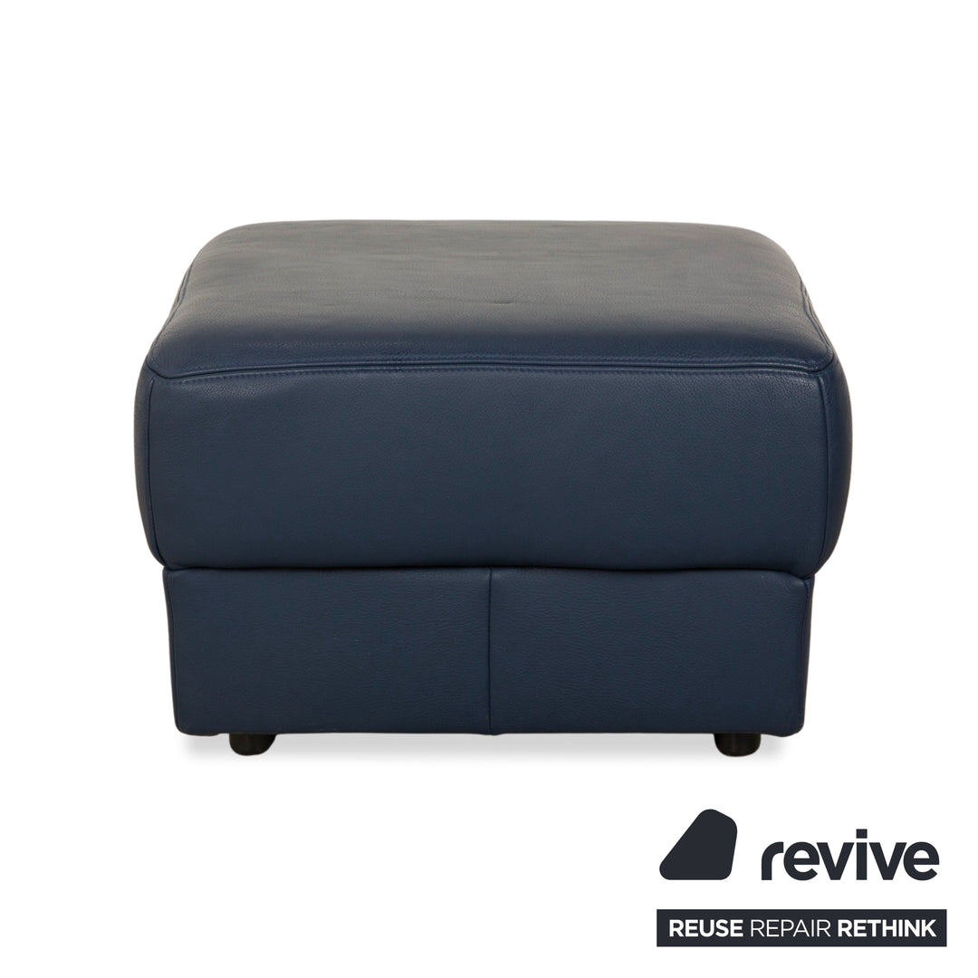 Musterring Leather Stool Blue