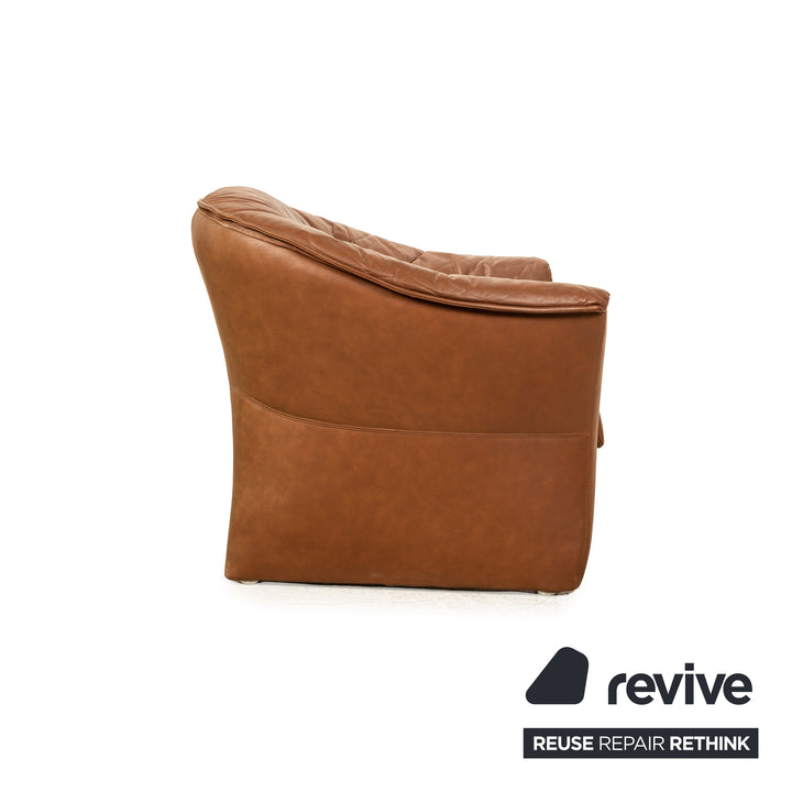 Musterring Leather Armchair Brown