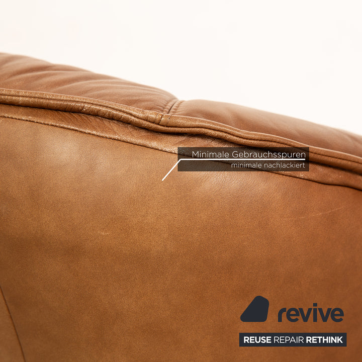 Musterring Leather Armchair Brown