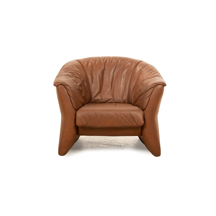 Musterring Leather Armchair Brown