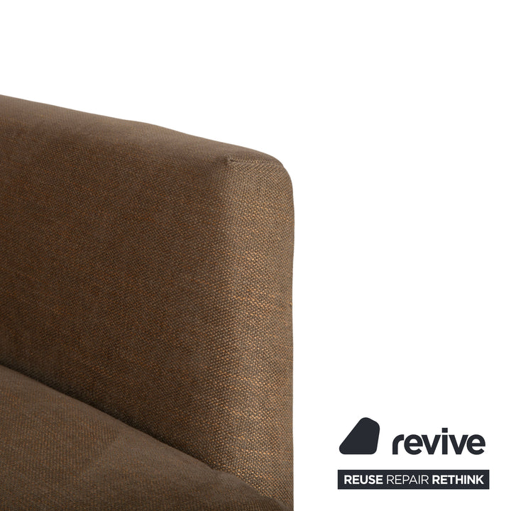 Musterring MR 495 Stoff Sessel Grau Taupe inkl. Hocker manuelle Funktion
