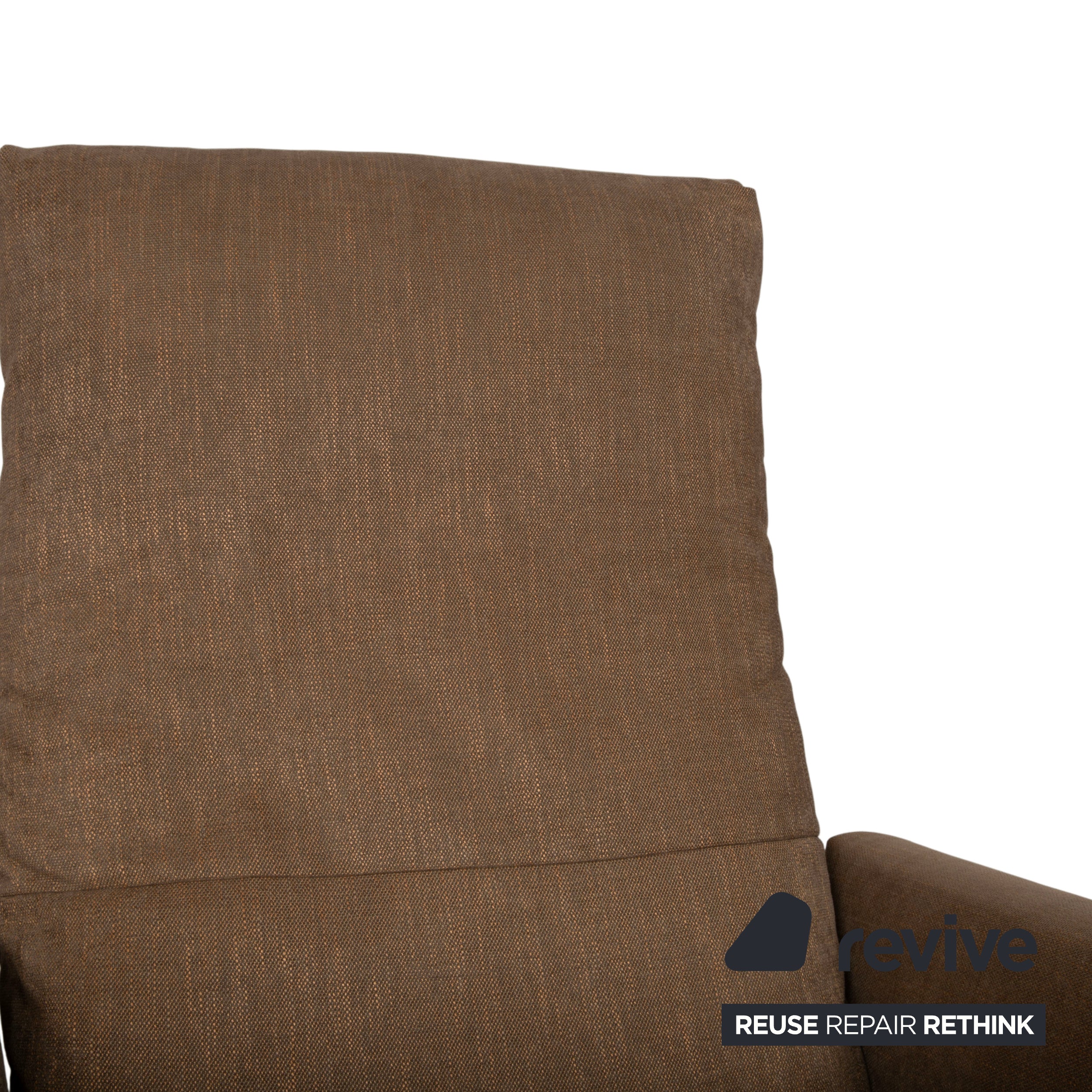 Musterring MR 495 Stoff Sessel Grau Taupe inkl. Hocker manuelle Funktion