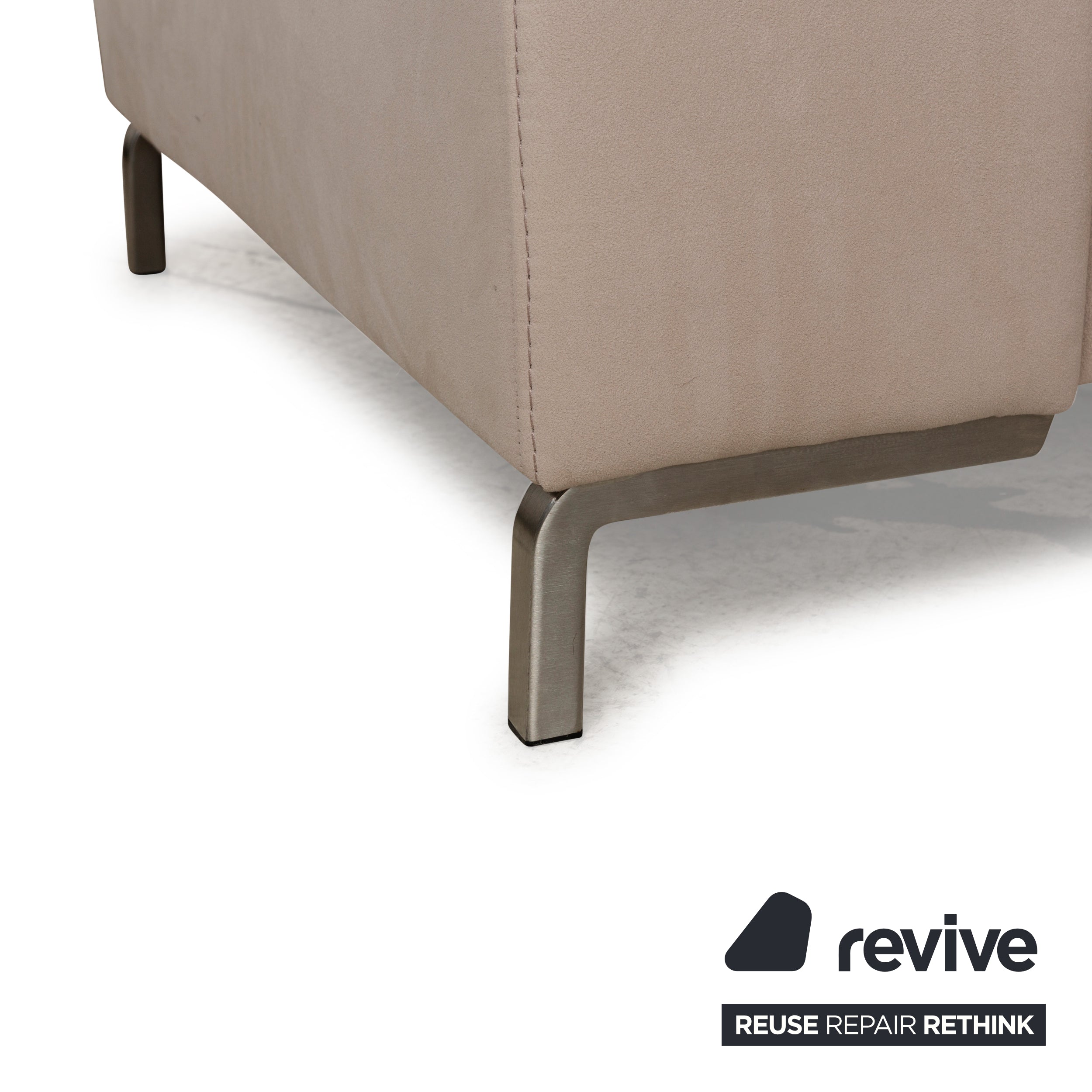Musterring Stoff Ecksofa Beige Sofa Couch
