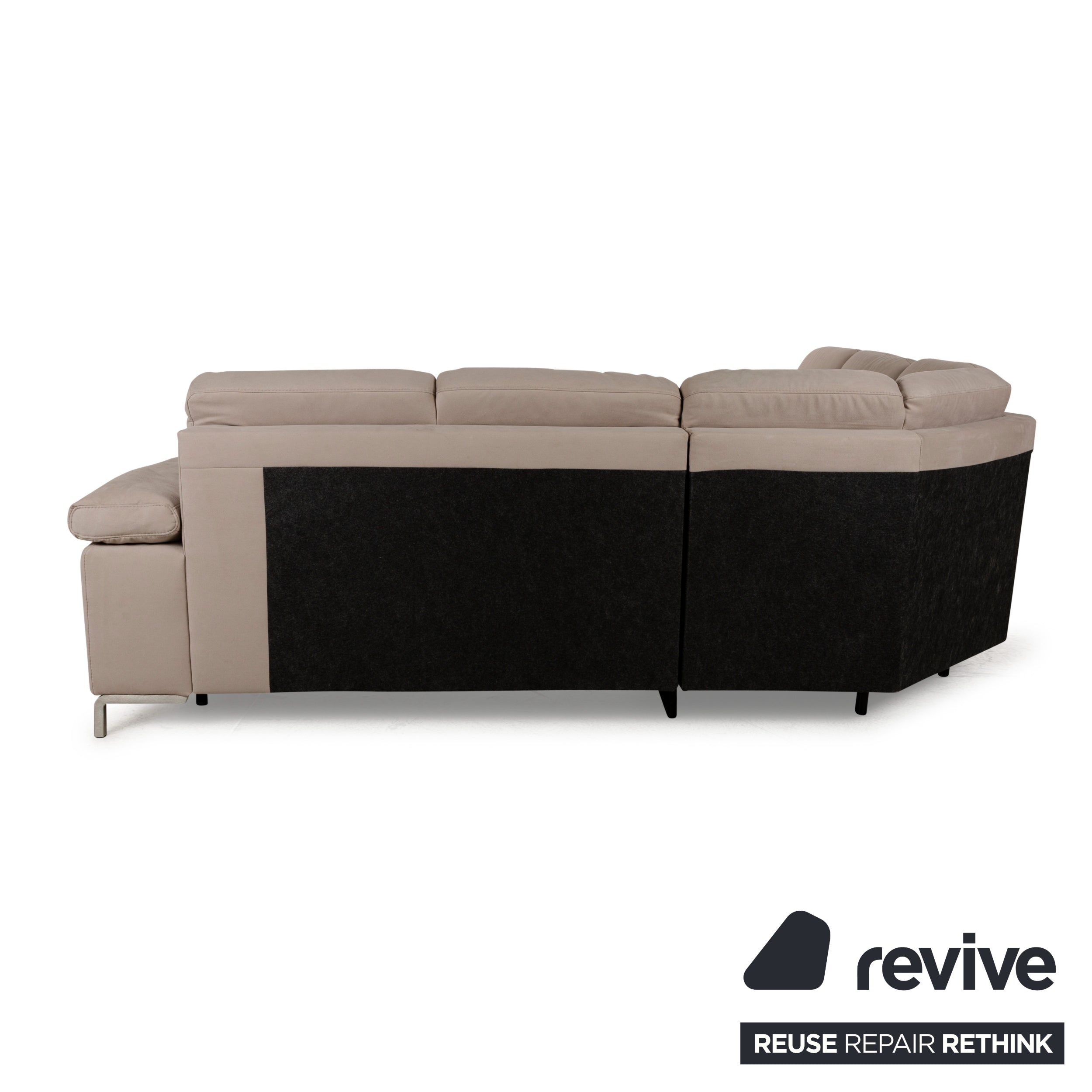 Musterring Stoff Ecksofa Beige Sofa Couch