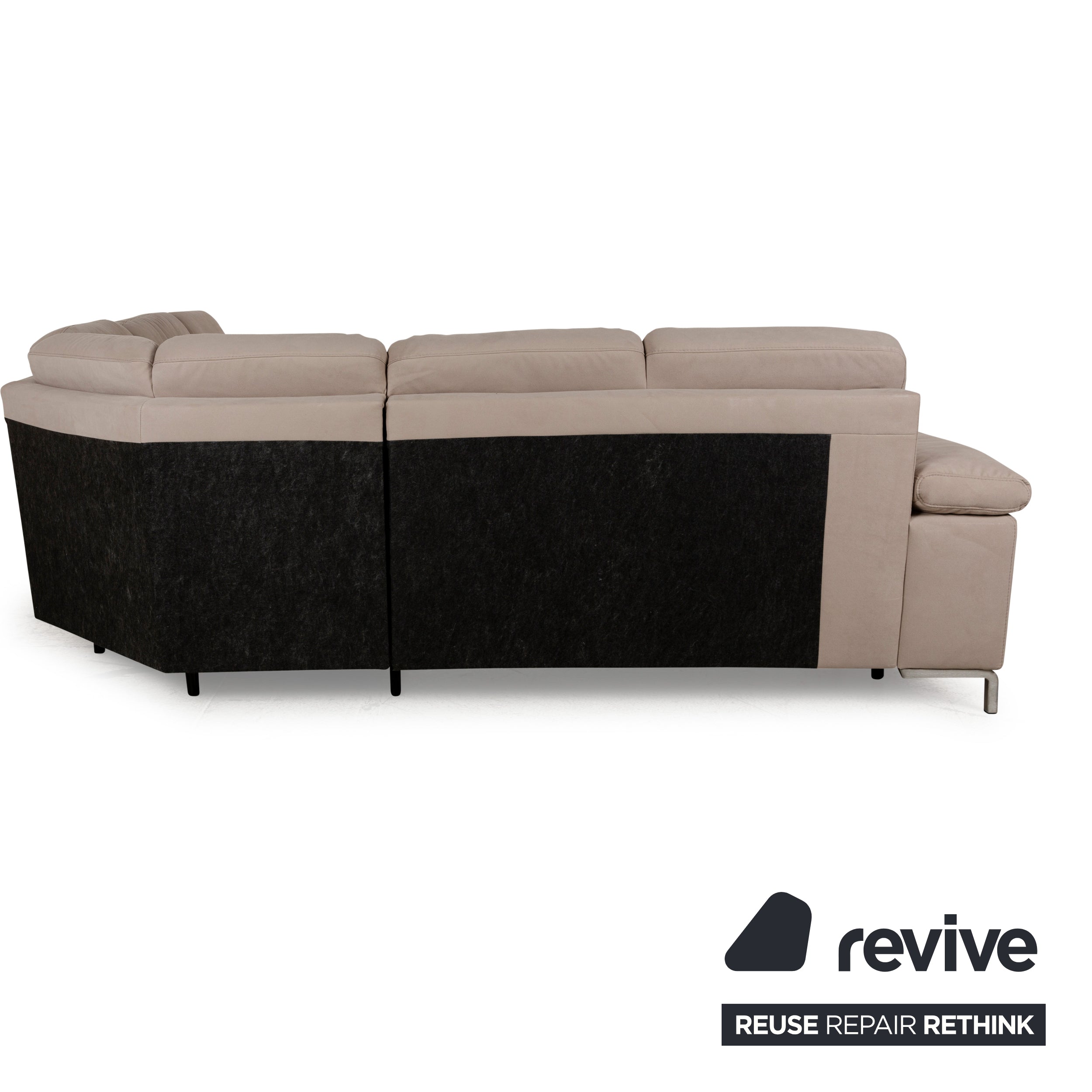 Musterring Stoff Ecksofa Beige Sofa Couch