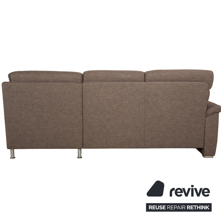 Musterring fabric corner sofa brown grey brown sofa couch