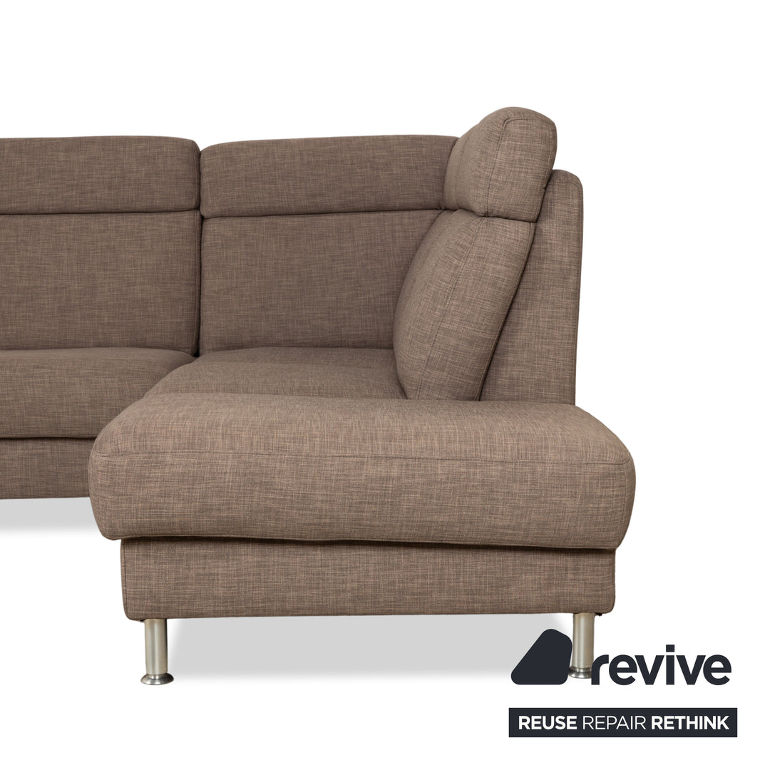 Musterring Stoff Ecksofa Braun Grau Braun Sofa Couch