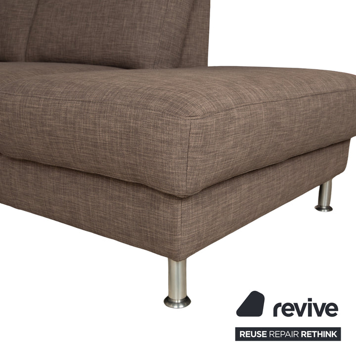 Musterring Stoff Ecksofa Braun Grau Braun Sofa Couch