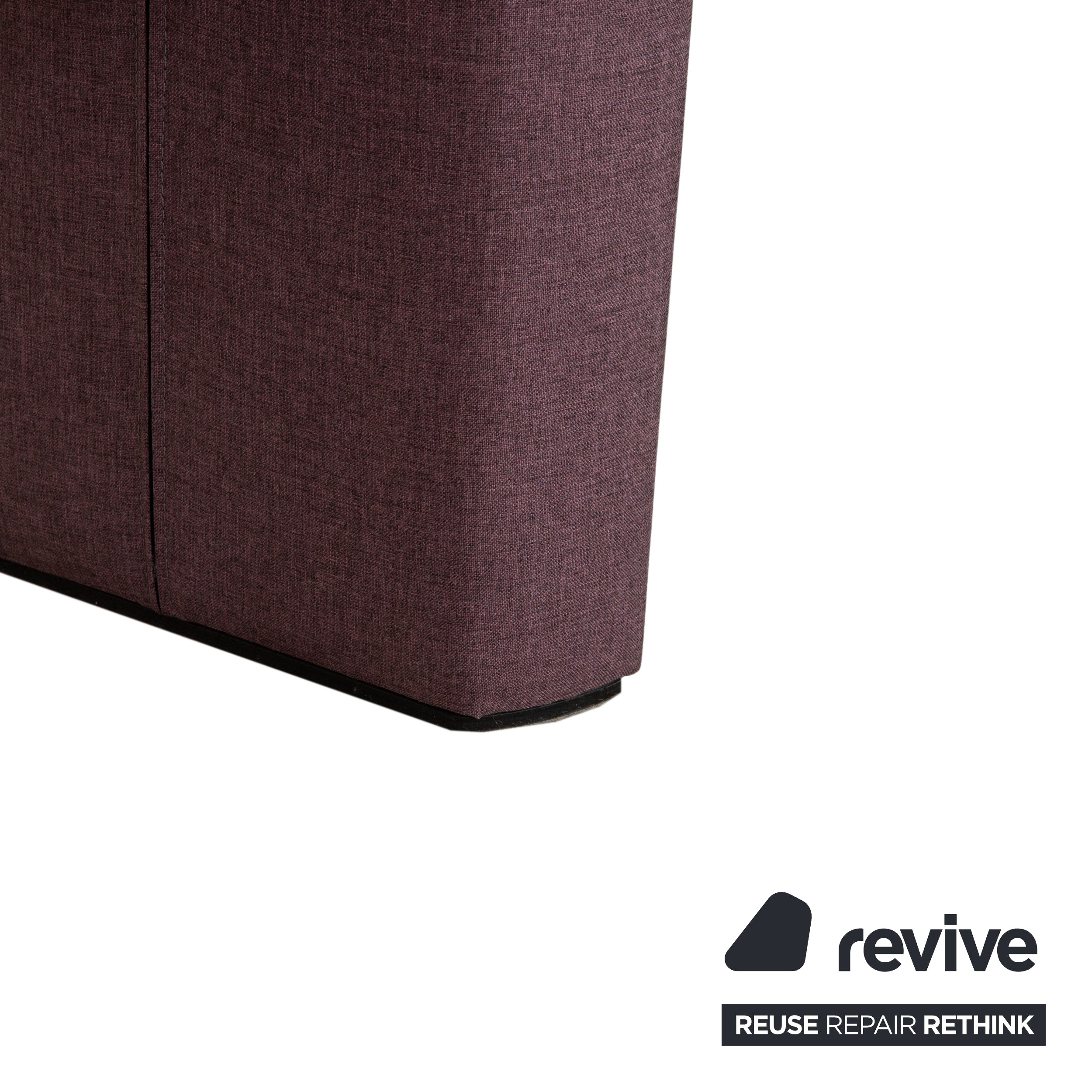 Musterring fabric stool bench purple rose