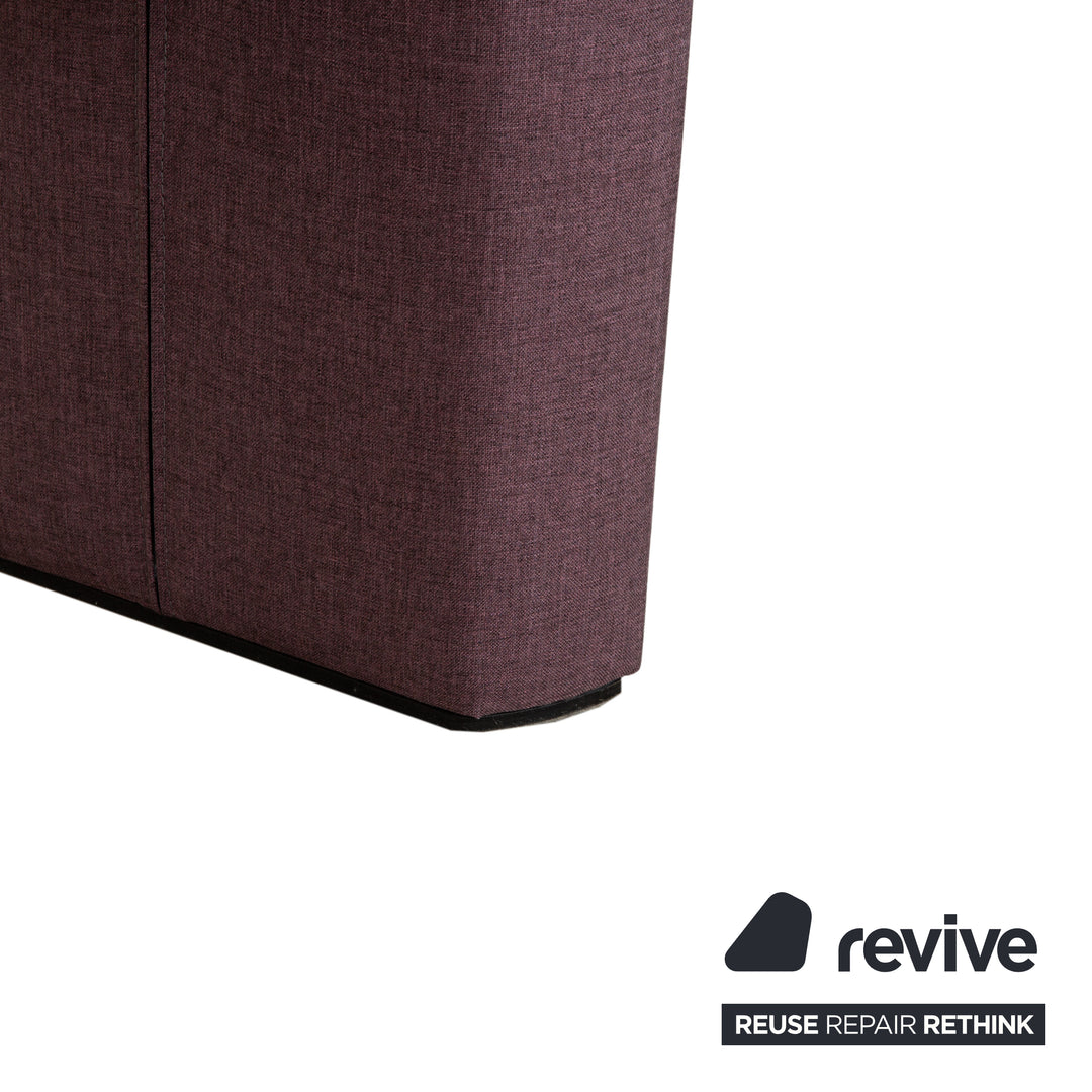 Musterring Stoff Hocker Bank Lila Rosé