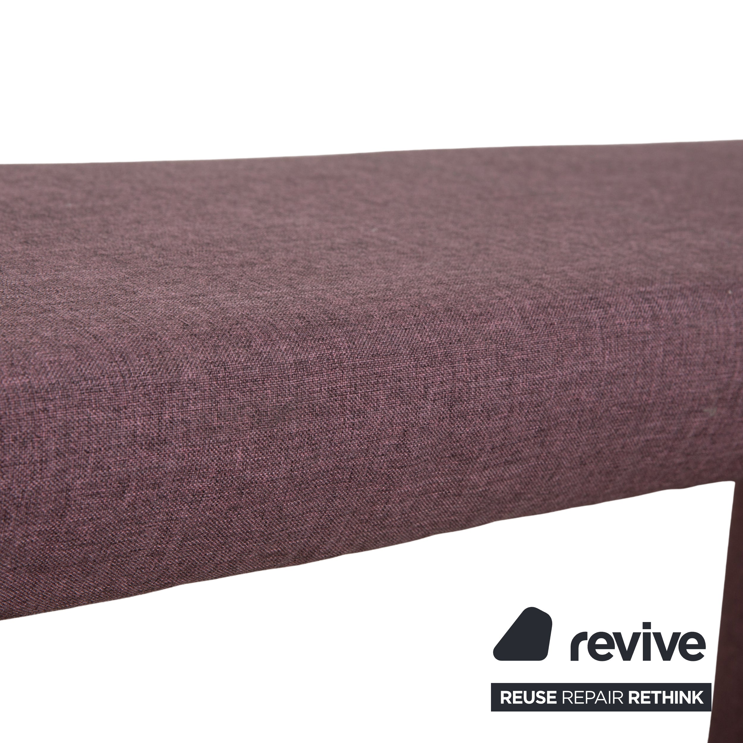 Musterring fabric stool bench purple rose