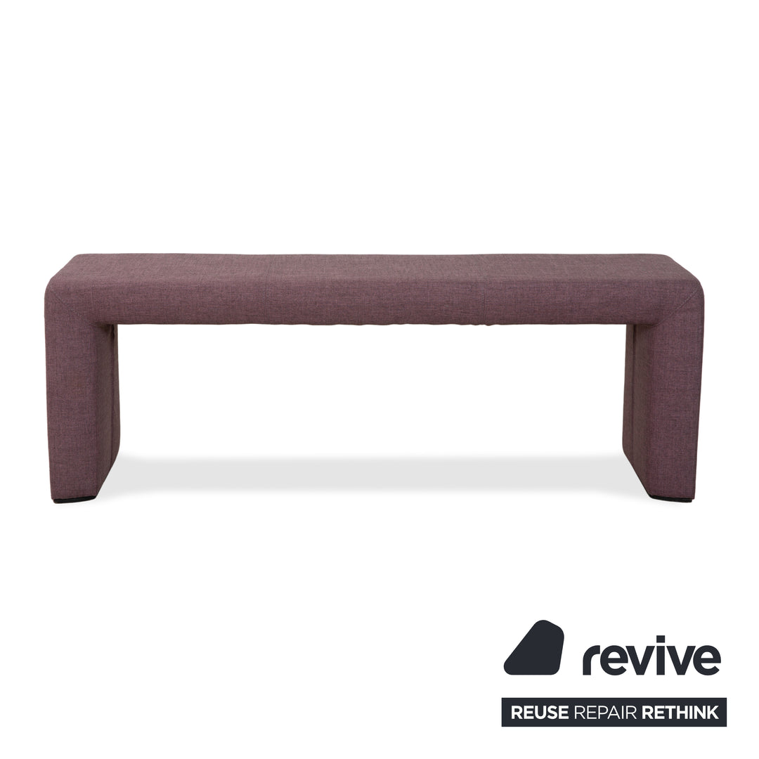 Musterring Stoff Hocker Bank Lila Rosé