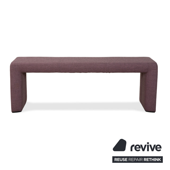 Musterring Stoff Hocker Bank Lila Rosé