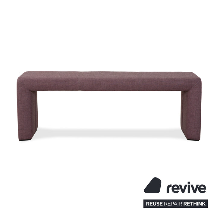 Musterring Stoff Hocker Bank Lila Rosé