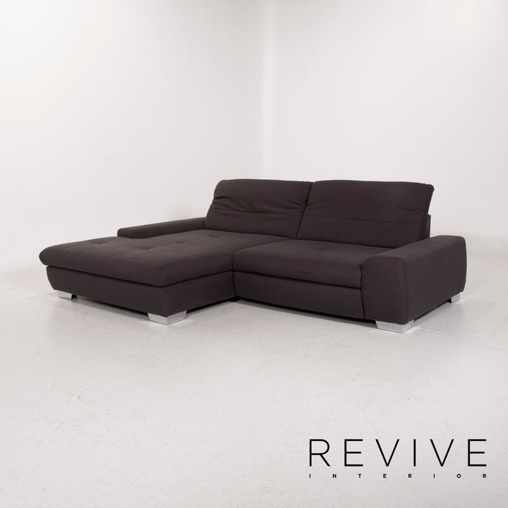 Musterring Stoff Sofa Anthrazit Ecksofa #15124
